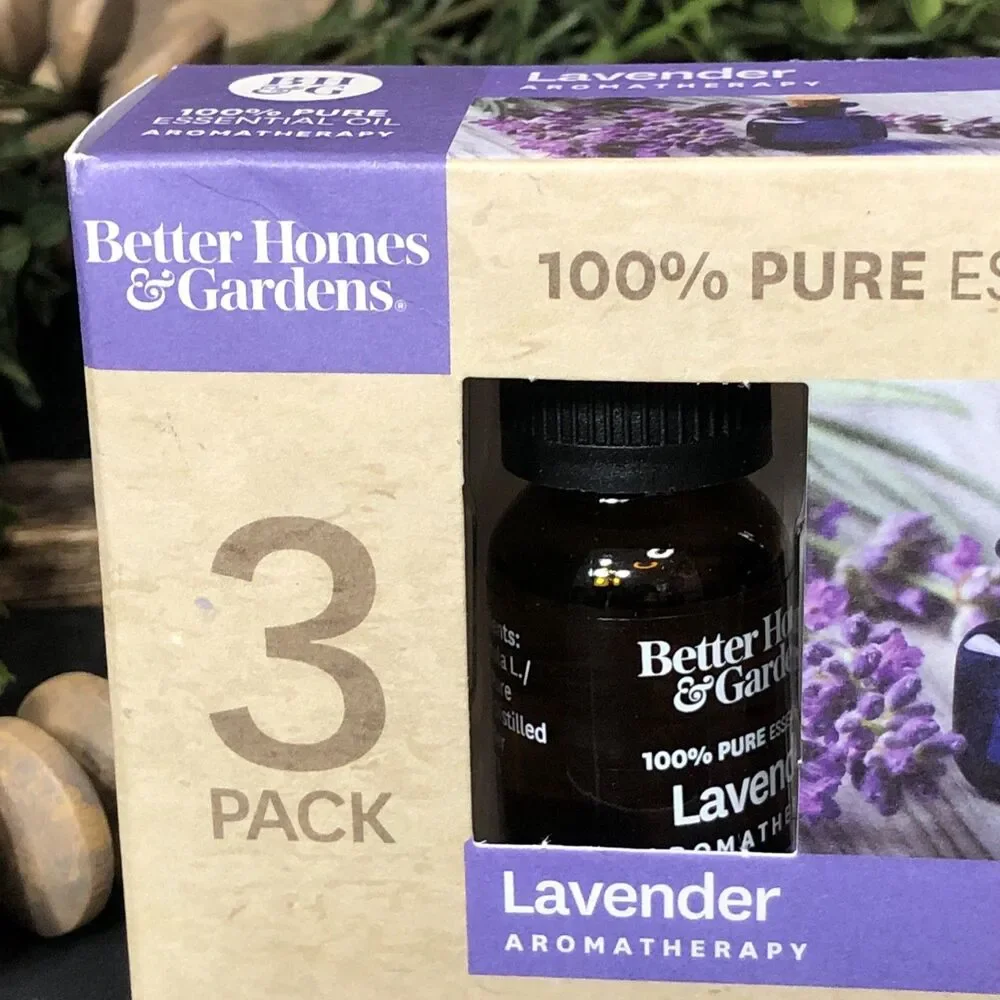 Better Homes & Gardens 3 Pack Pure Essential Oil Lavender Tangerine Cedarwood